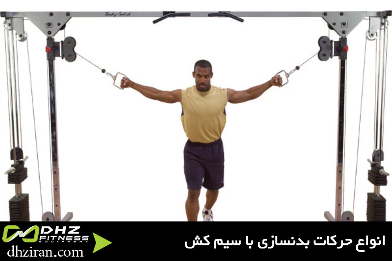 انواع حرکات بدنسازی با سیم کش 